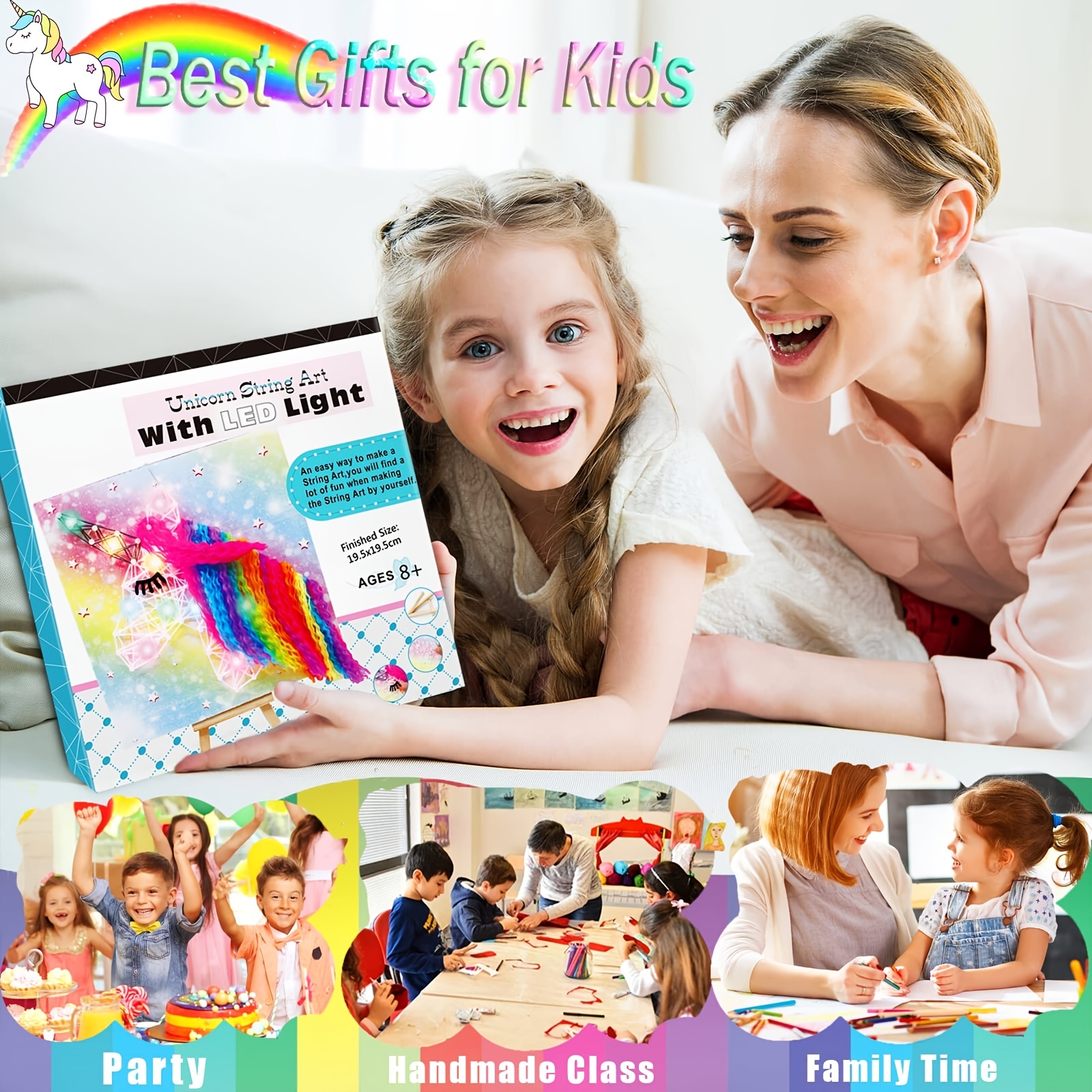 Crafts For Girls Ages 8-12 DIY Arts & Craft Kits With LED Lights Creative Arts  And Crafts For Girls Ages 8-12 Crafts For Girls