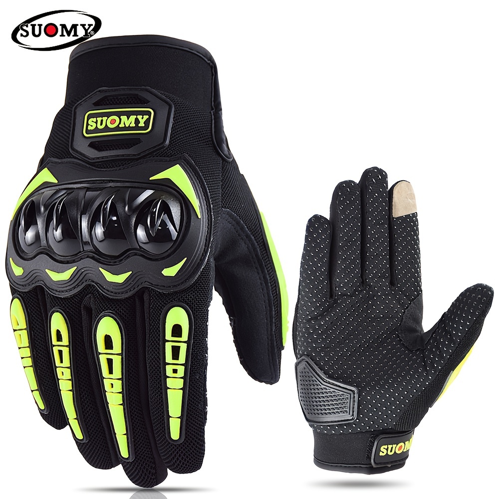 SUOMY-guantes de Moto transpirables para hombre, accesorios de verano para  pantalla táctil, guantes para motociclistas,Motocross