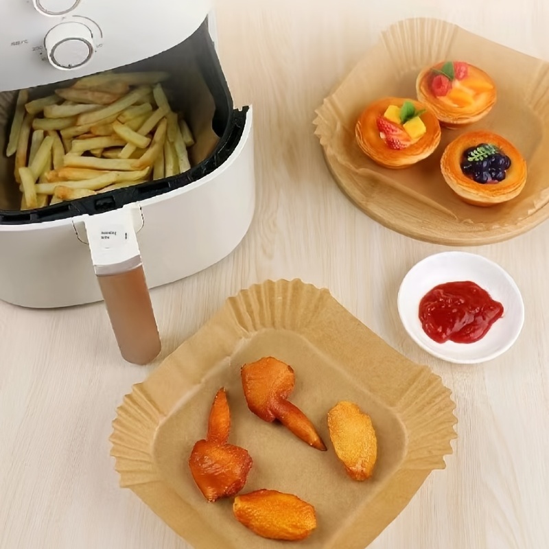 Disposable Air Fryer Liners, Paper Air Fryer Liner Pots, Paper Basket  Bowls, Baking Trays, Oven Accessories, Baking Tools, Kitchen Gadgets,  Kitchen Accessories - Temu