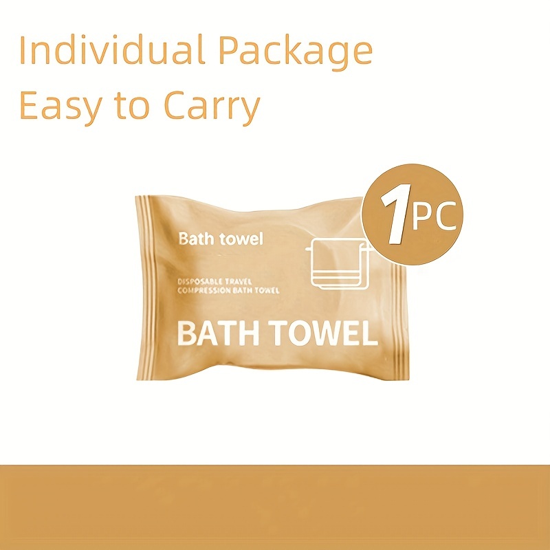 Asciugamano Da Bagno Compresso, Asciugamano Pulito Portatile Usa E Getta In  Fibra Chimica, Accessori Da Viaggio Per Asciugamani Da Bagno