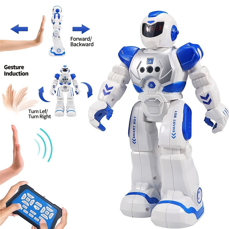 RC Smart Robot Toys for Kids, Intelligent Programmable Robot with Infrared  Controller, Gesture Sensing, Singing, Dancing, Christmas Stocking Stuffers