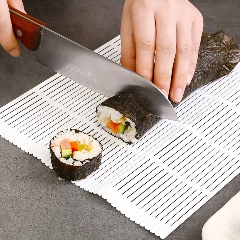 1pc Sushi Rolling Mat Square Sushi Maker Plastic Sushi Roller Mat Creative Sushi  Roller Mat Diy Sushi Maker Multifunctional Cooking Tool Kitchen Supplies  Kitchen Tools - Home & Kitchen - Temu