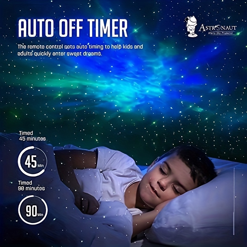 Star Night Light Projector With Timer Christmas Astronaut - Temu Philippines