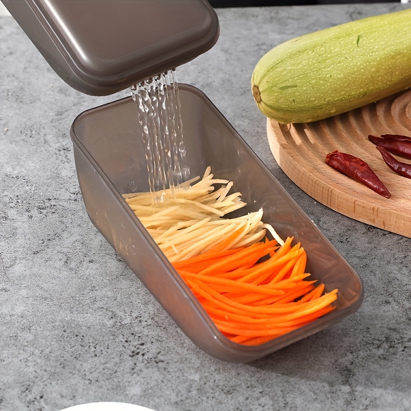 5in1 Multifunctional Vegetable And Fruit Slicer With Container - Manual  Food Grater, Peeler, Cutter, And Potato Chopper For Easy Preparation In The  Kitchen - Temu