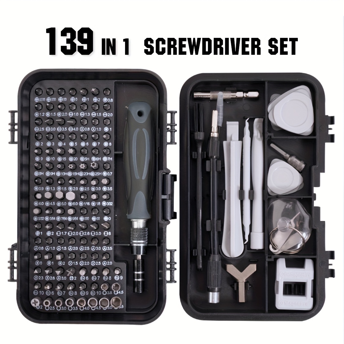 Tournevis à Lunettes, Kit de RéParation de Lunettes avec 10 Embouts de  Tournevis MagnéTiques, pour Montre Portable éLectronique