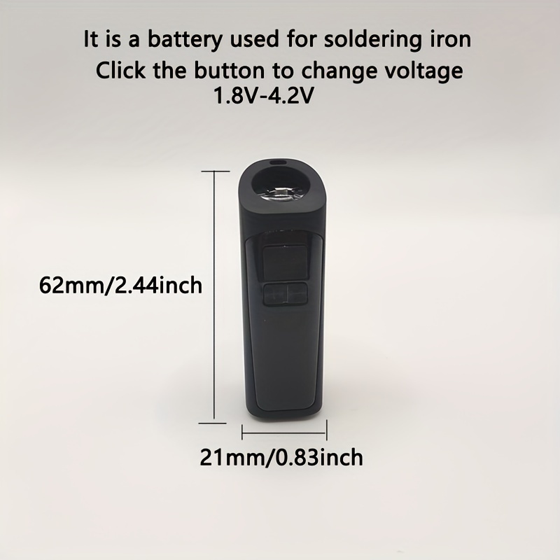 Compact Soldering Iron 510 Thread Battery 400mah With - Temu