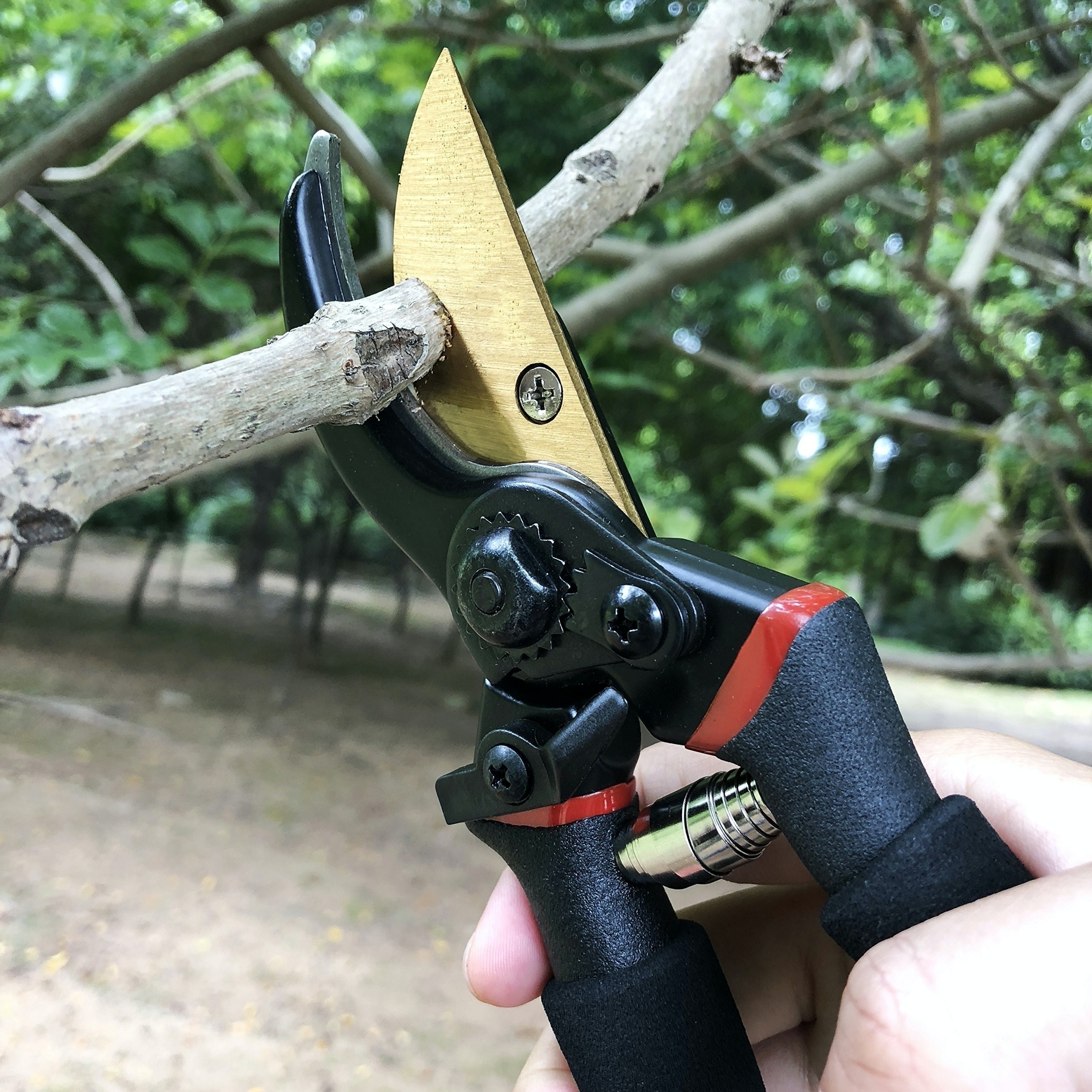 Garden Clippers Strong Pruning Shears Ratchet Pruning Shears - Temu