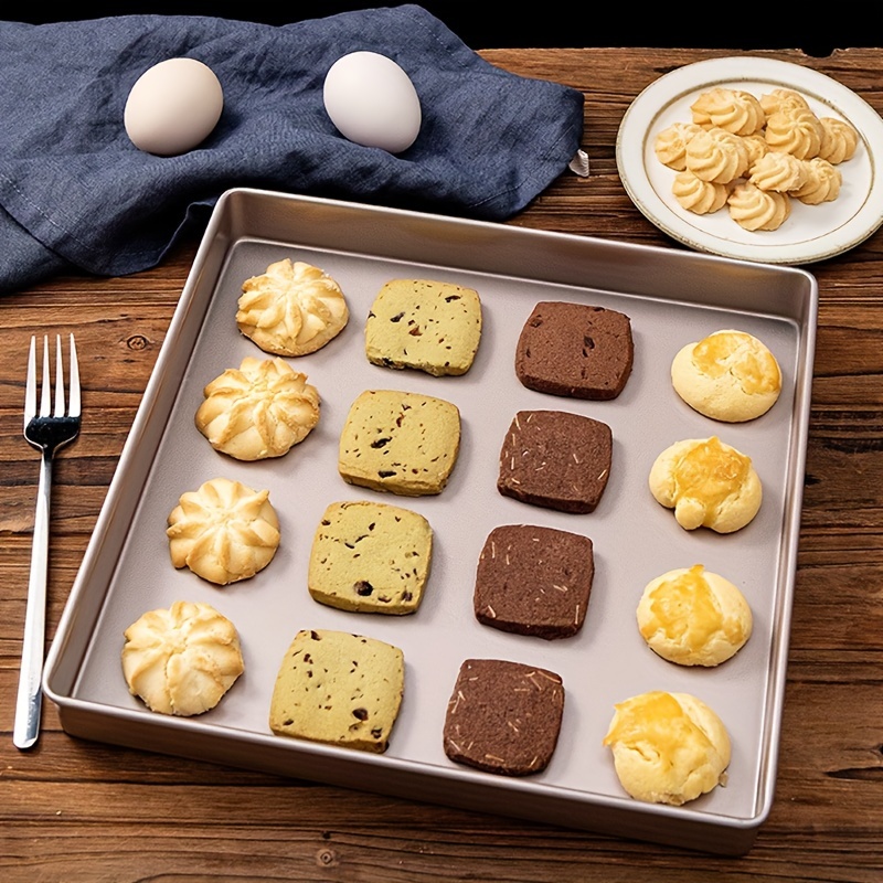  CHEFMADE Molde rectangular para tartas, antiadherente de 10.8  pulgadas, molde oblongo, 7 x 10.8 pulgadas, juego de 2 : Hogar y Cocina