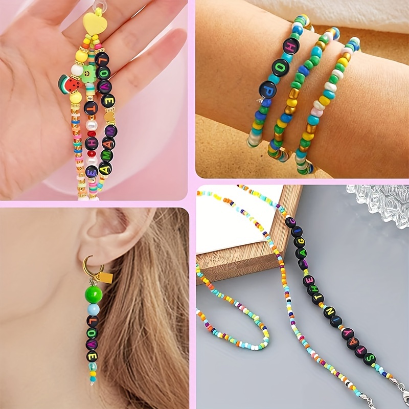 Letter Z multicolor stones bracelet