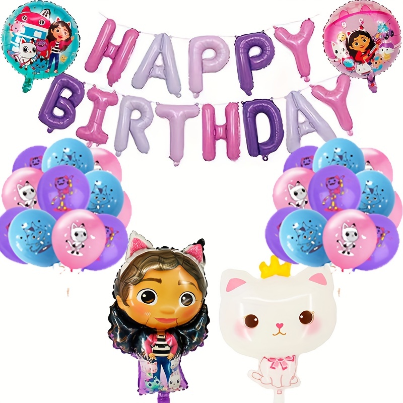 Gabby dollhouse balloons 11 pcs set/ Gabby dollhouse party decorations/ Gabby  dollhouse birthday -  Italia