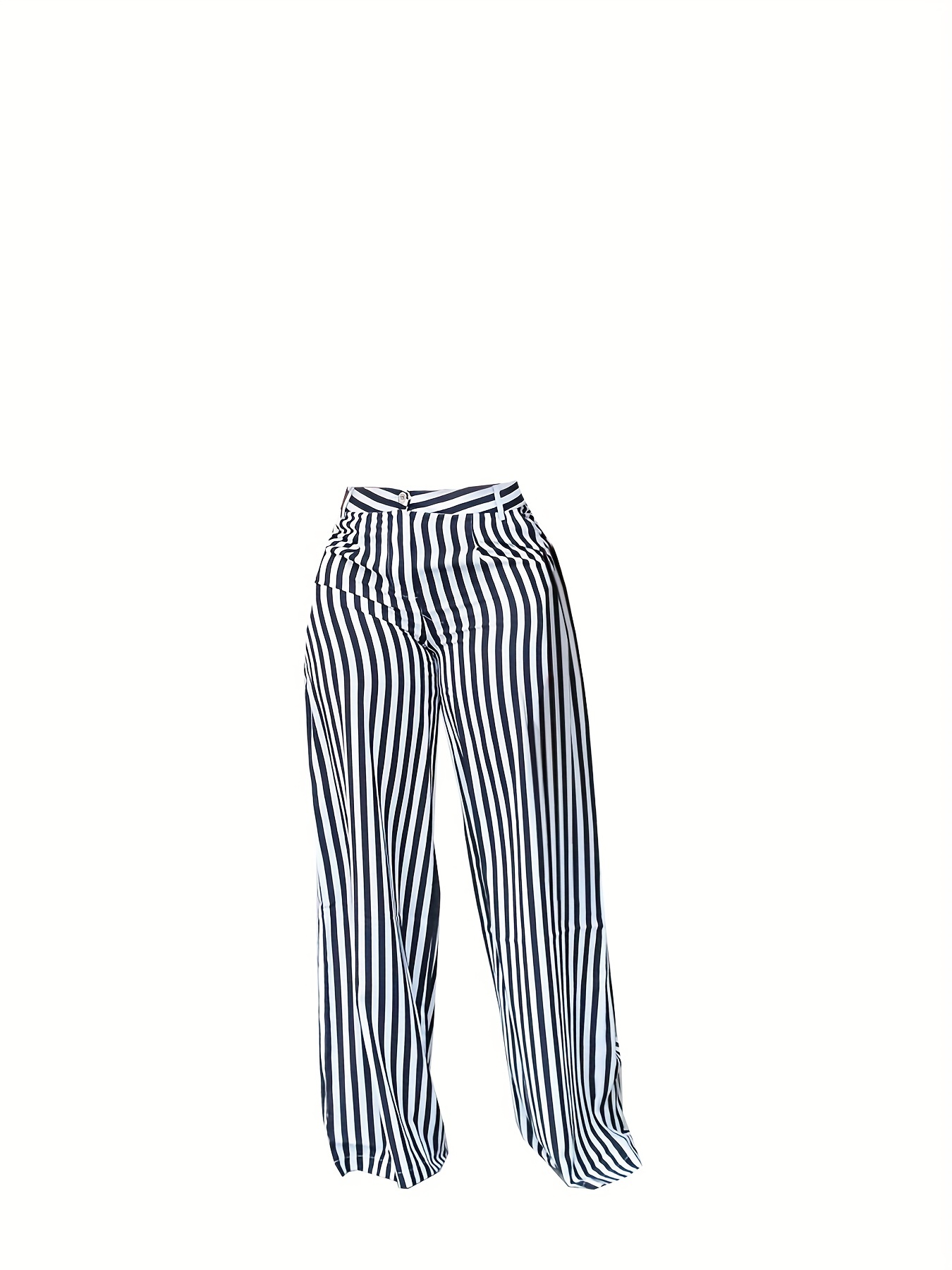 Cotton Striped Wide Leg Pants – StyleAsh
