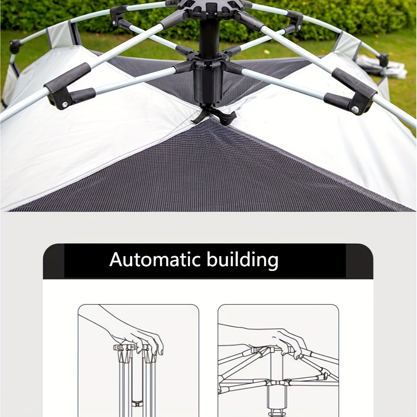 Tenda Campeggio Allaperto Parasole, Tenda Campeggio Apertura Rapida, Tenda  Campeggio Impermeabile E Antivento - Sport E Tempo Libero - Temu Italy