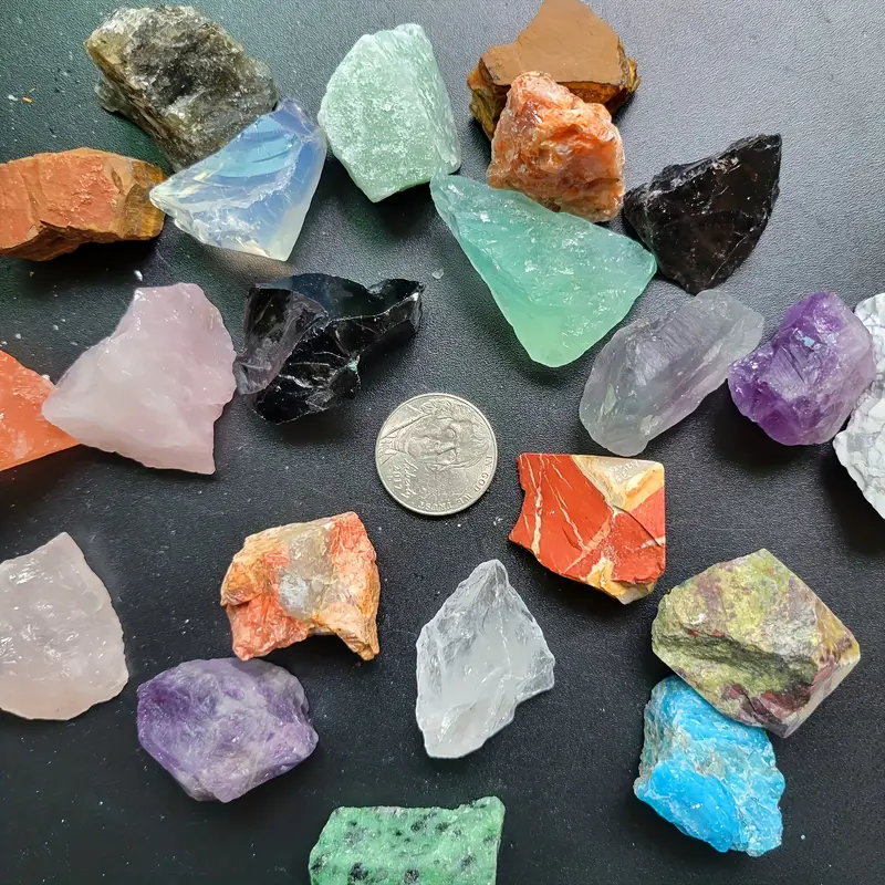 Mixed Natural Rough Stones Rocks Minerals Tumbling - Temu