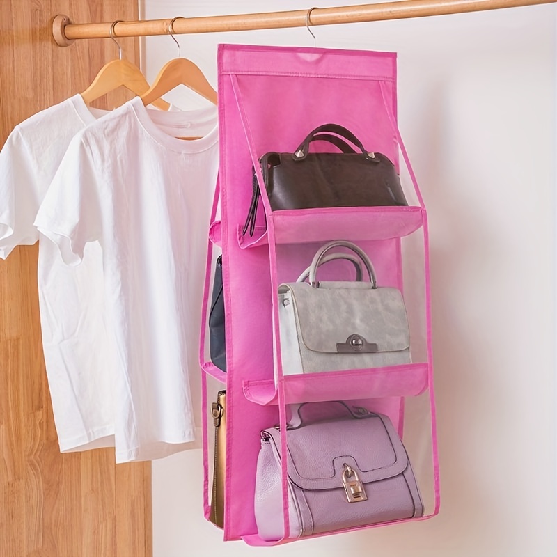 Luxury Handbag Organizer for Wardrobe Closet Transparent Bag Storage Box  Dust-proof Handbag Showcase Holder Woman Gifts - AliExpress