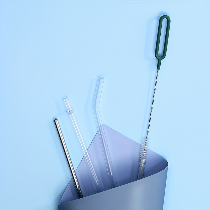 Straw Brishes Plastic Straw Cleaning Brush Skinny Tube - Temu