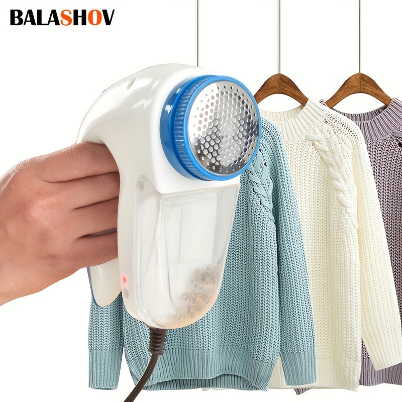 This fabric shaver by Steamery removes pilling and lint