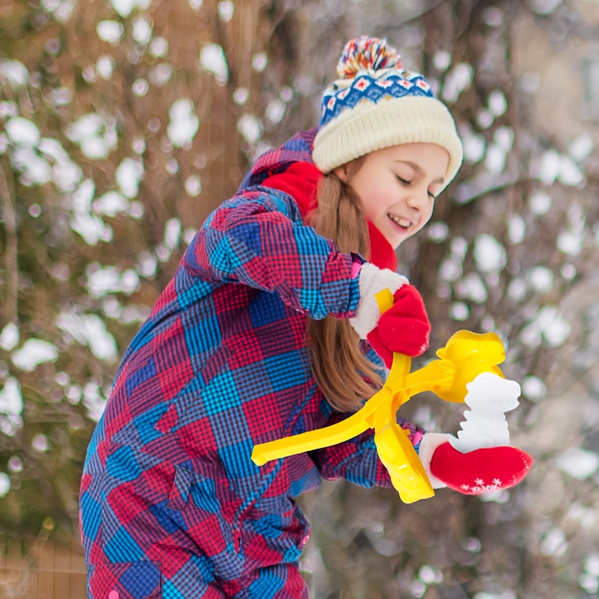 Outdoor Kids Snow Toys Snow Ball Molds Dinosaur Shape Snow Ball