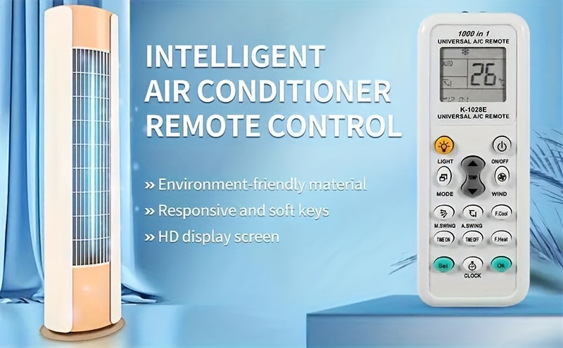 universal a c remote control compatible with   and models easy temperature control and   details 0