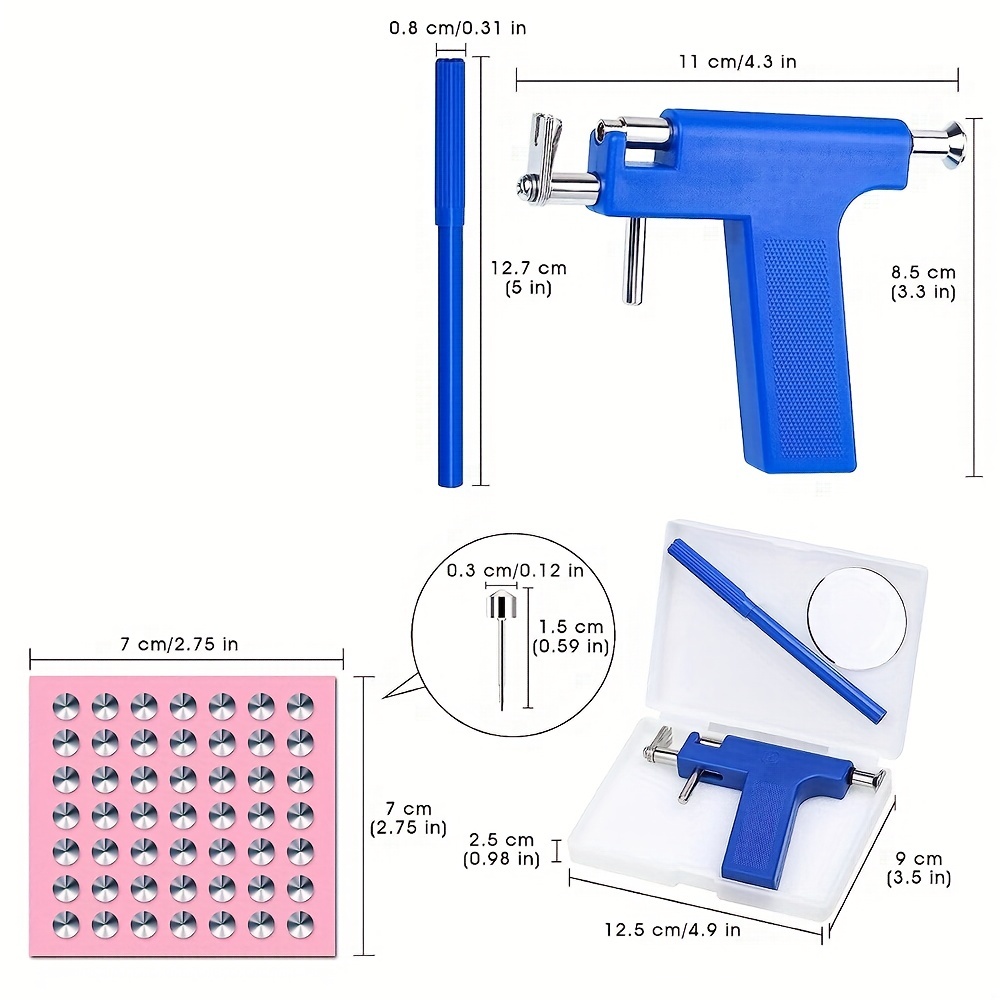 1 Set Pistola Piercing 'orecchio Set Orecchini Auto foranti - Temu  Switzerland