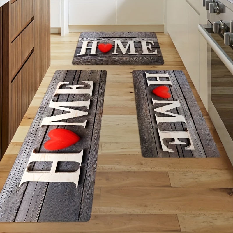 Kitchen Theme Anti Fatigue Kitchen Rugs, Vintage Absorbent Non Slip  Cushioned Rugs, Stain Resistant Waterproof Long Strip Floor Mat, Comfort  Standing Mats, Living Room Bedroom Bathroom Kitchen Sink Laundry Office Area  Rugs