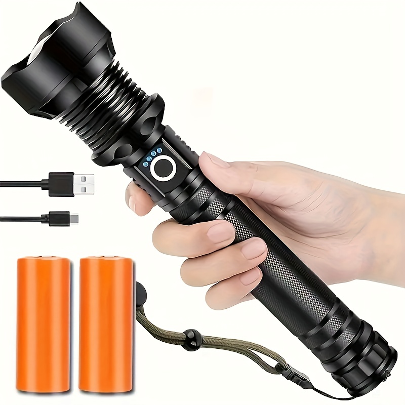 Boruit A76 Super Bright Flashlight Zoomable Rechargeable - Temu