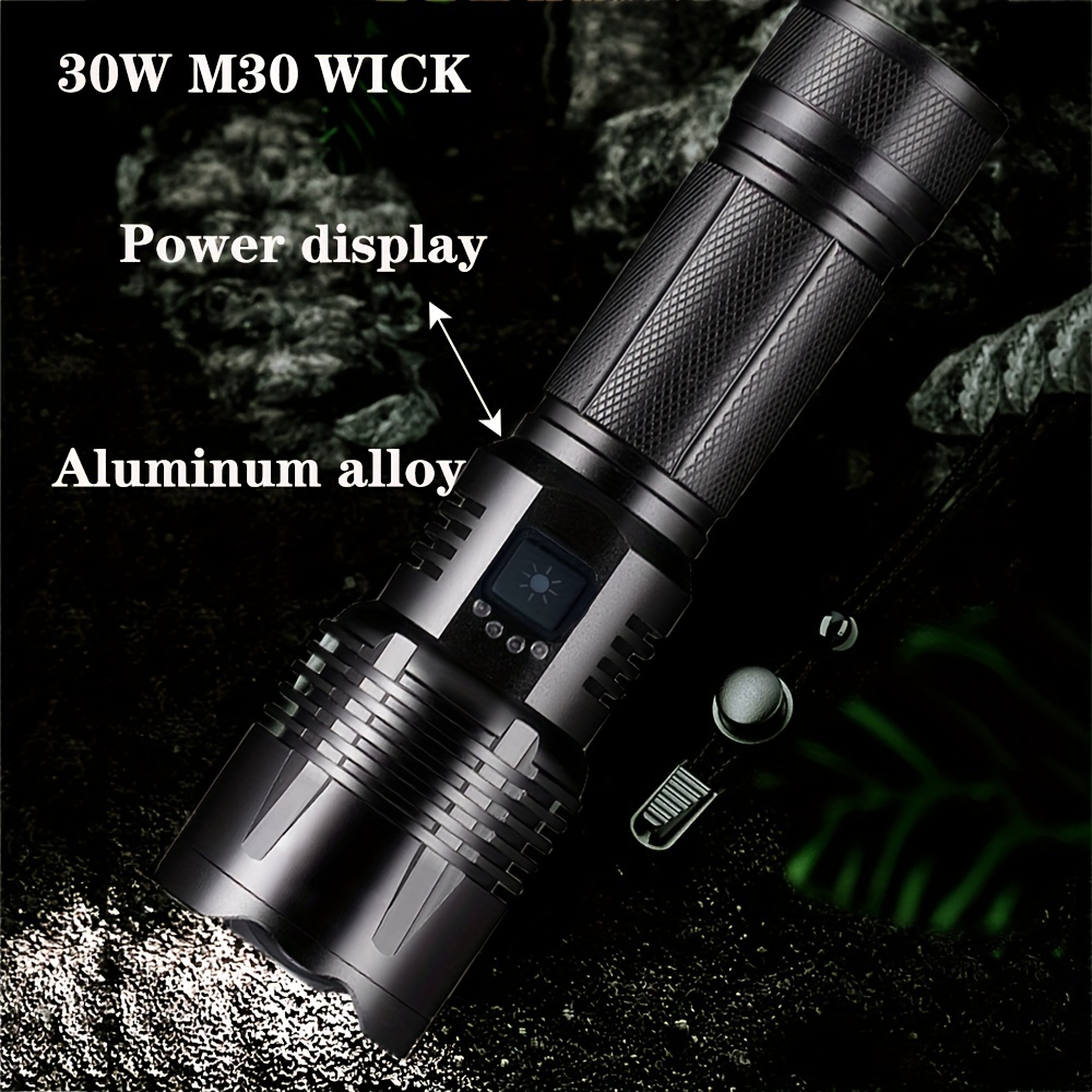 Super Bright LED Torch Tactical Flashlight Lantern Rechargeable LED Light  4-Mode