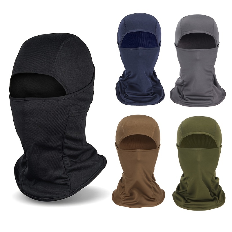 Outdoor Sunscreen Balaclava Full Face Foulard Masque Tactique Militaire  Moto Vent Couvre-Visage Casquette Vélo Cyclisme Couvre-chef Hommes