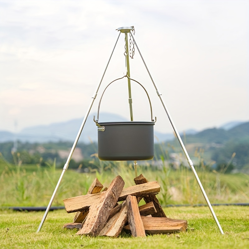 Camping Tripod Outdoor Cooking Tripod Dutch Oven Tripod Campfire Grill Stand
