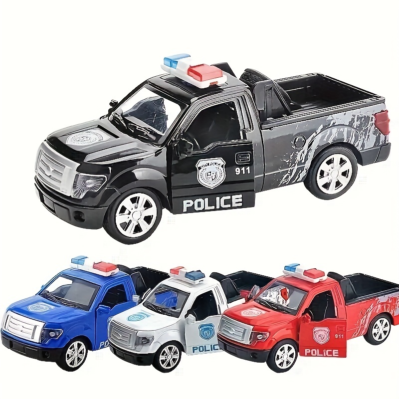 Universal - Police, incendie, pick-up, modèle de camion, son, lumière,  voiture jouet, garçon, enfant. - Voitures - Rue du Commerce