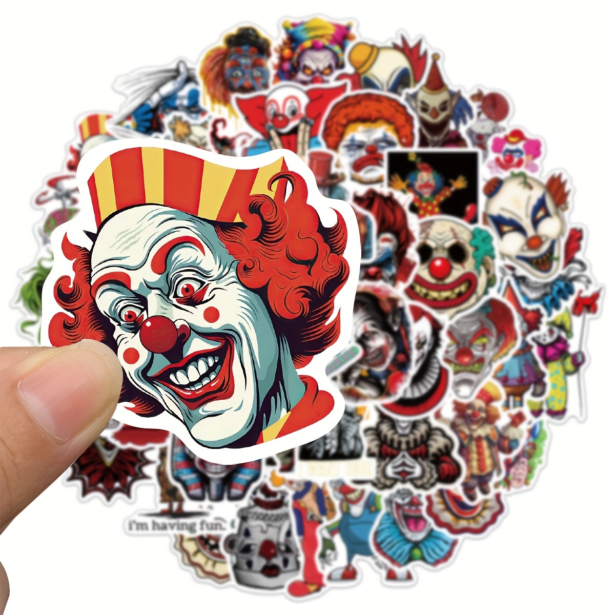 Pennywise the Clown Sticker It, Waterproof Vinyl Decal