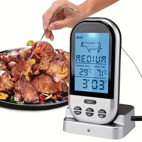 Kitchen Thermometer,food Thermometer,food Cooking Thermometer,meat  Thermometer,long Probe Digital Instant Read Meat Thermometer For Grilling  Smoker Bbq Kitchen Thermometer - Temu Italy