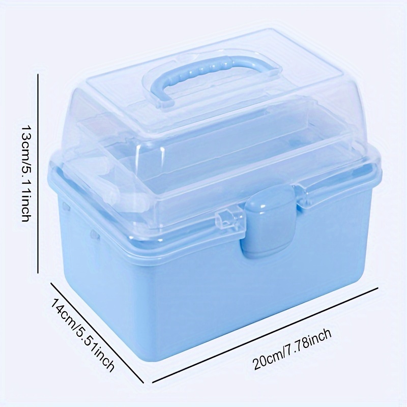 Craft Tool Box 3 Layer Storage Box Art Craft Box Tackle Box