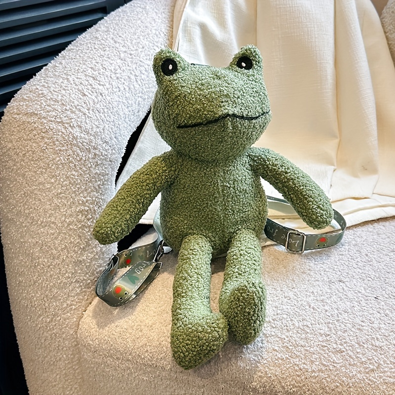 Cute Frog Plush Shoulder Bag - Kawaii Fashion Shop