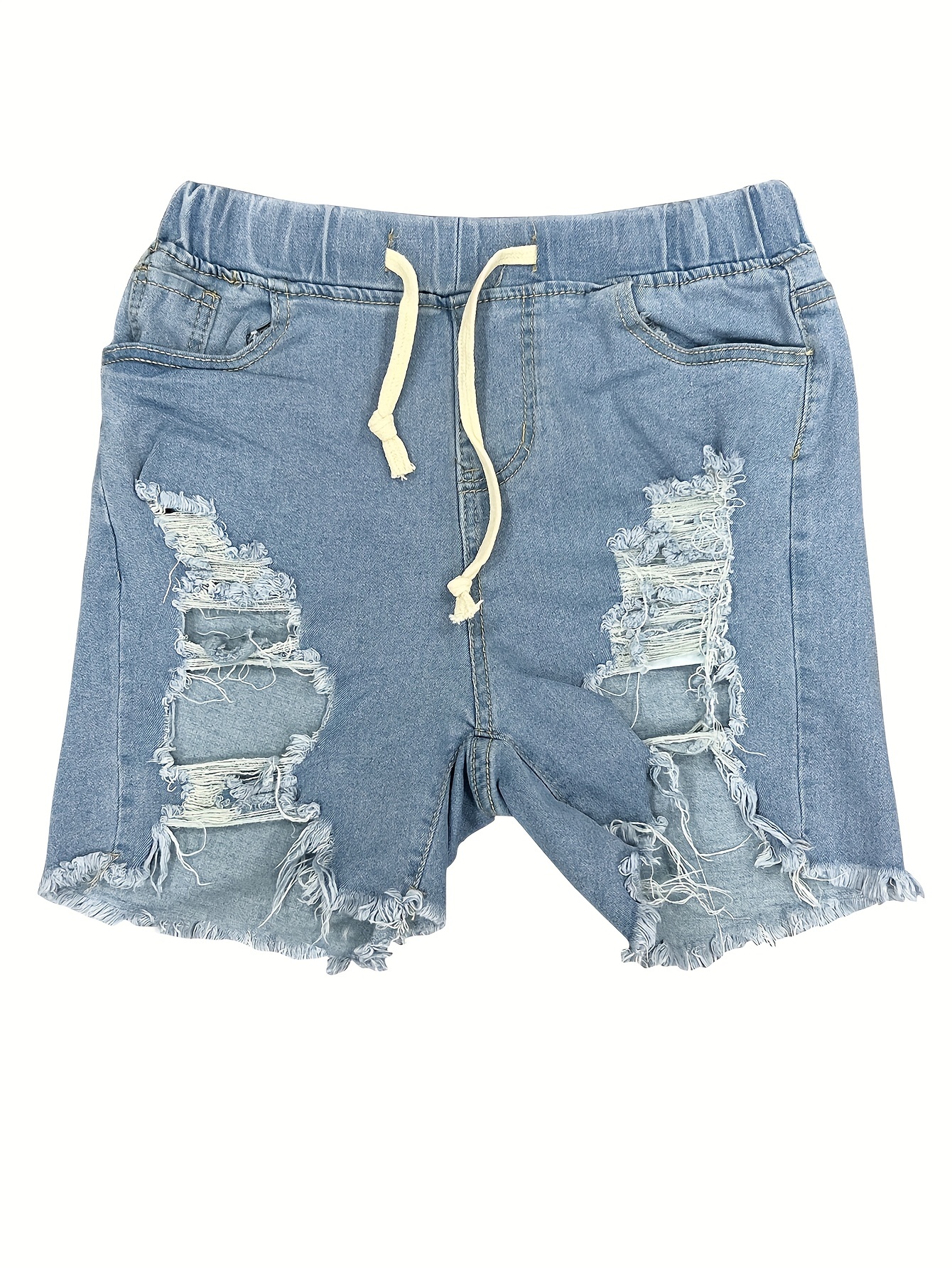 Buy Women's Summer Denim Shorts Casual Short Jeans 5 Style Ripped