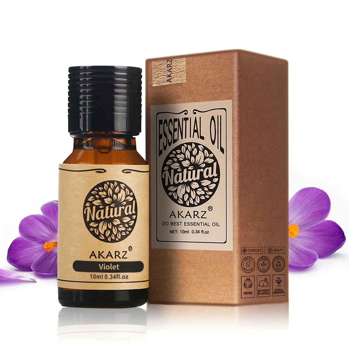  Good Essential 10ml Oils - Violet Fragrance Oil - 0.33 Fluid  Ounces : Health & Household