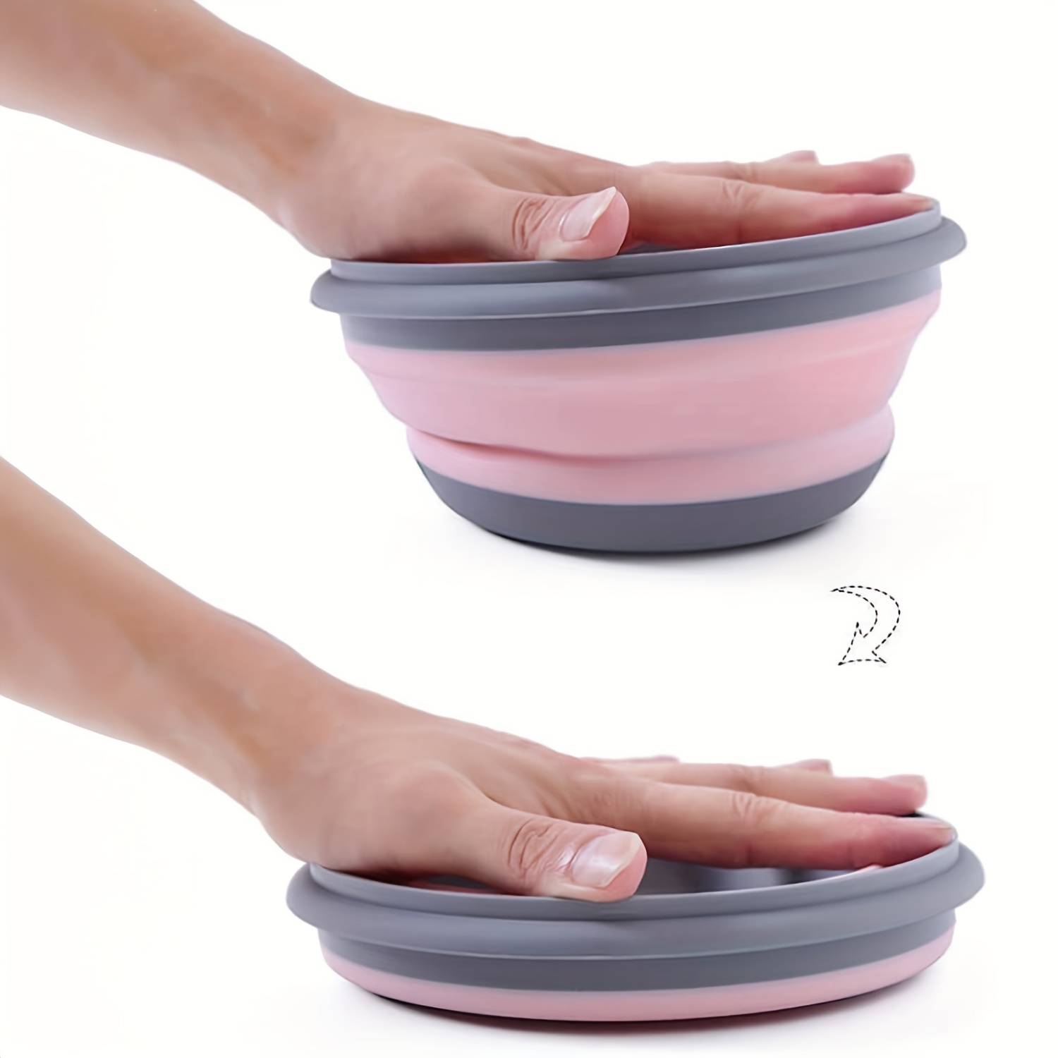 Silicone Folding Bowls Collapsible Storage Bowls With Lids - Temu