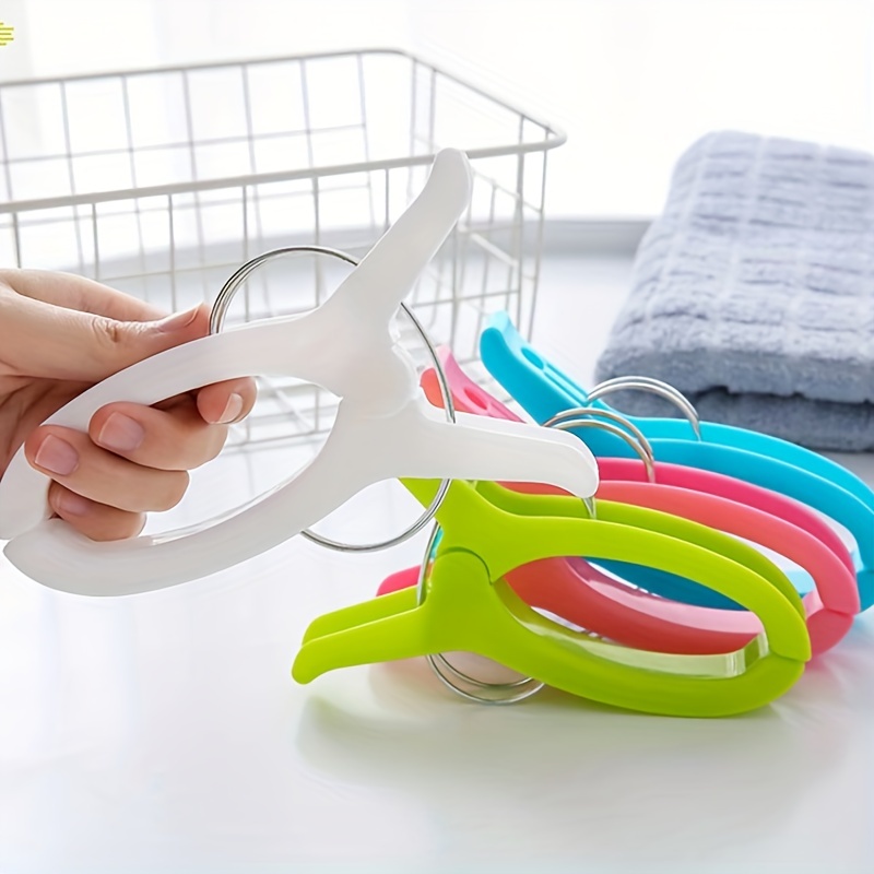 4pcs Quilt Clip Clothespin Balcony Windproof Clip Rabbit Ear Dry