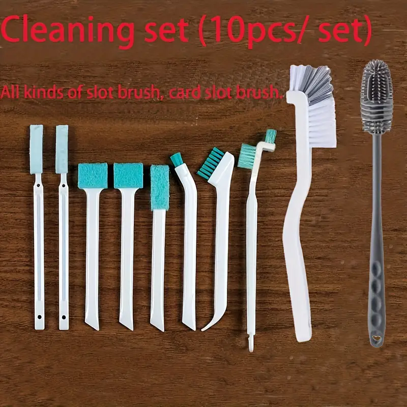Small Cleaning Brush For Narrow Spaces, Slot Brush, Long Handle