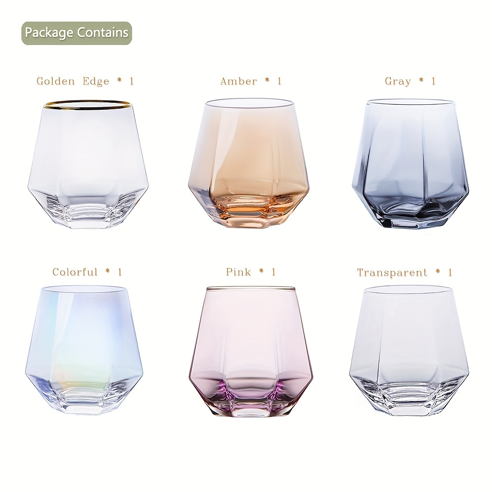 Gradient Color Glass Drinking Glass Set Perfect For - Temu