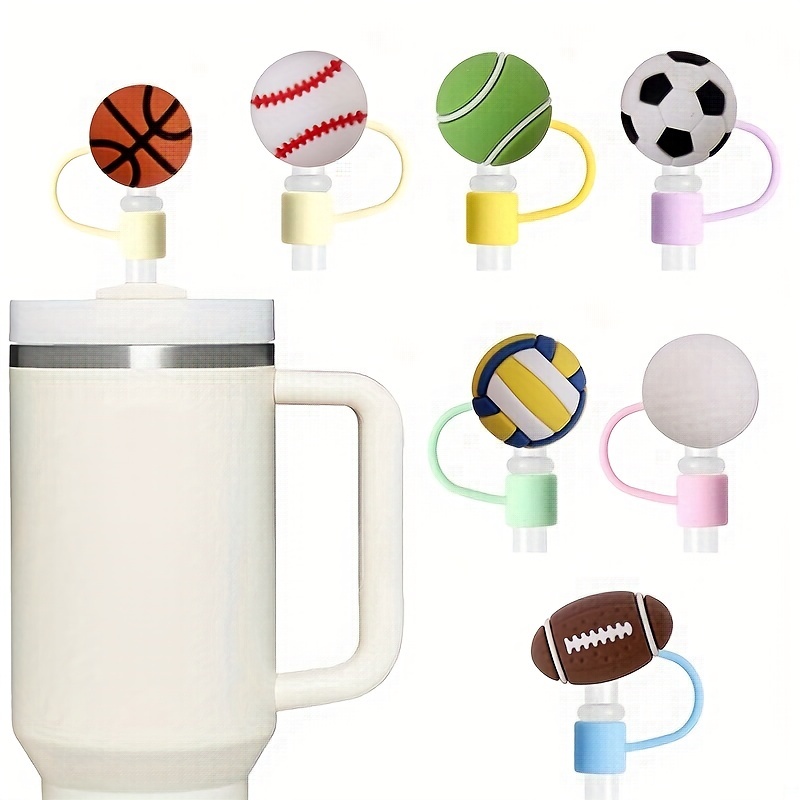 1PCS Sports Boxing straw topper PVC Boxing drinking straw toppers for  tumblers straw toppers bulk drink cover Bar accessory