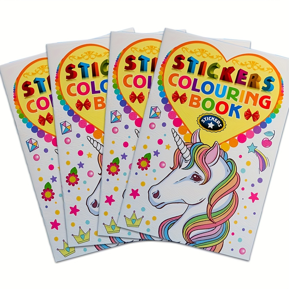 Bulk Coloring Books Small Coloring Books For 6 Pages12 Sides, Birthday  Party Favors Gifts Classroom Activity Supplies, Mini Coloring Books  Includes Unicorn, Mermaid, Princess - Temu