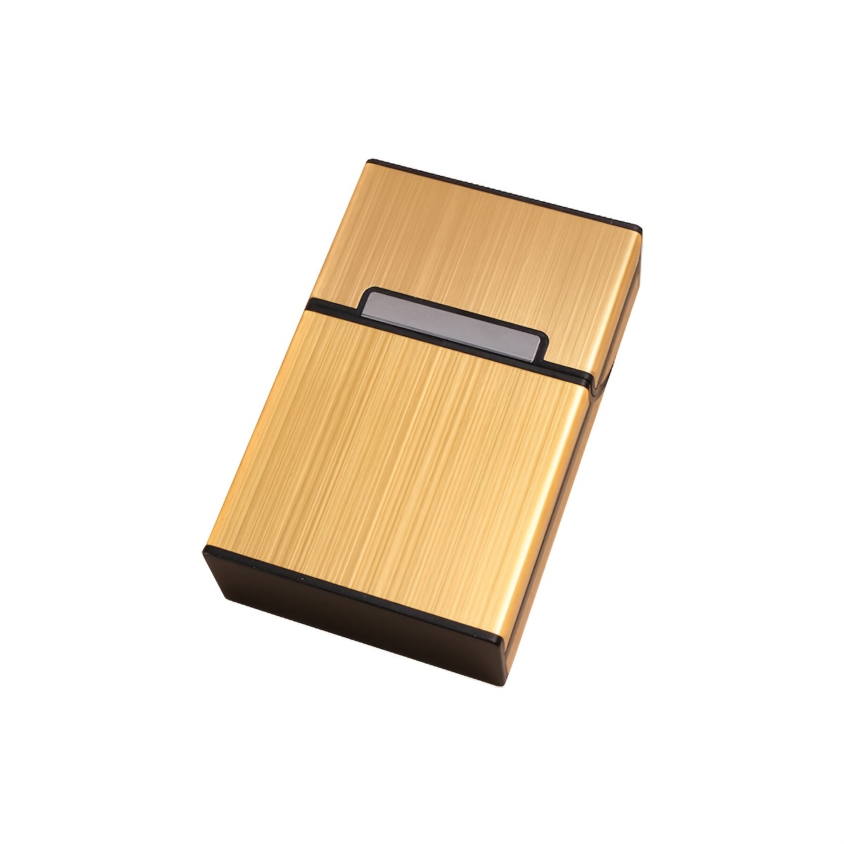 Zigarettenetui Magnetisch Gebürstetes Aluminium, 20 Kapazität – (grau +  Silber, 85 Mm King Size), Schnelle Sichere Online-kasse