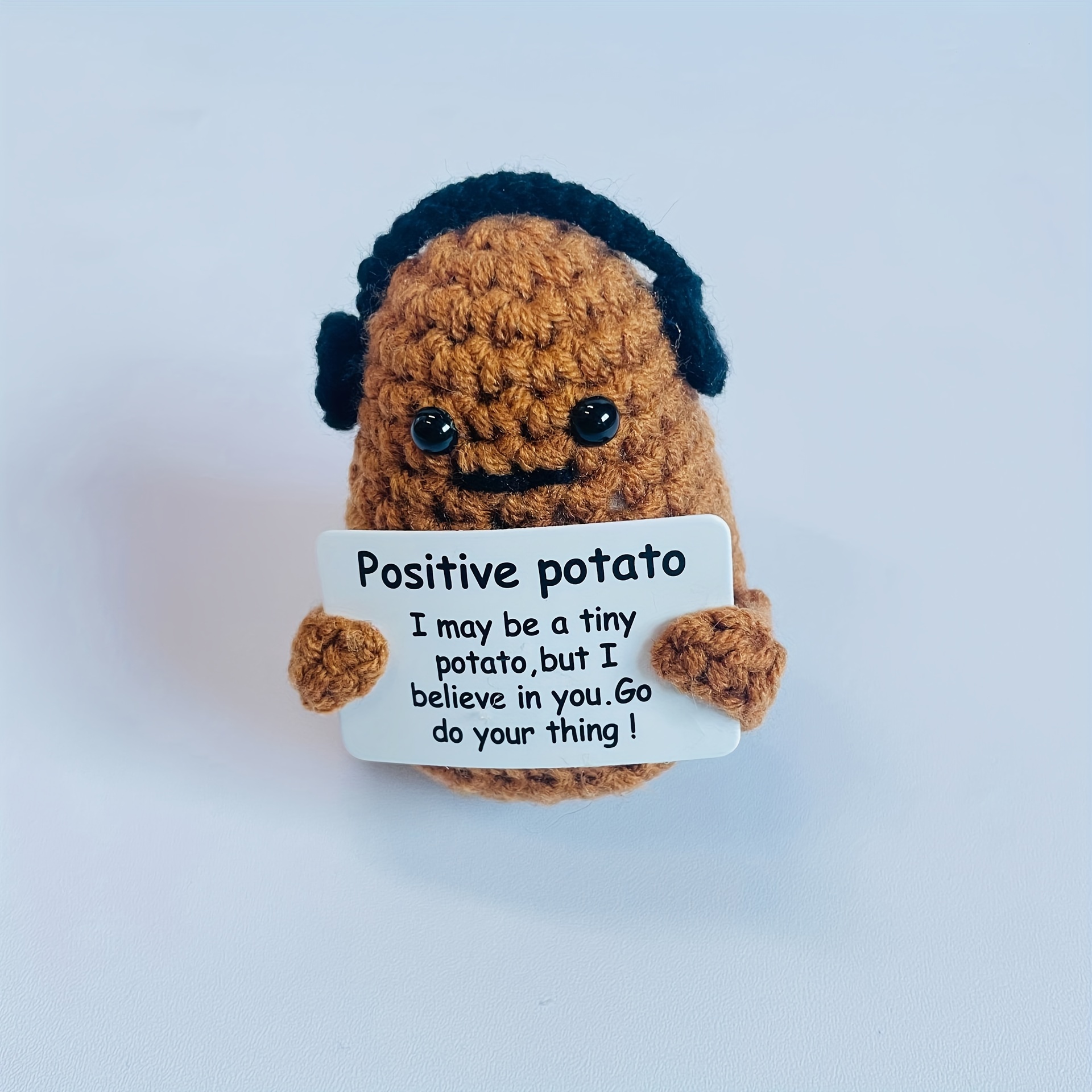  Mini Funny Positive Potato, Interesting Knitted