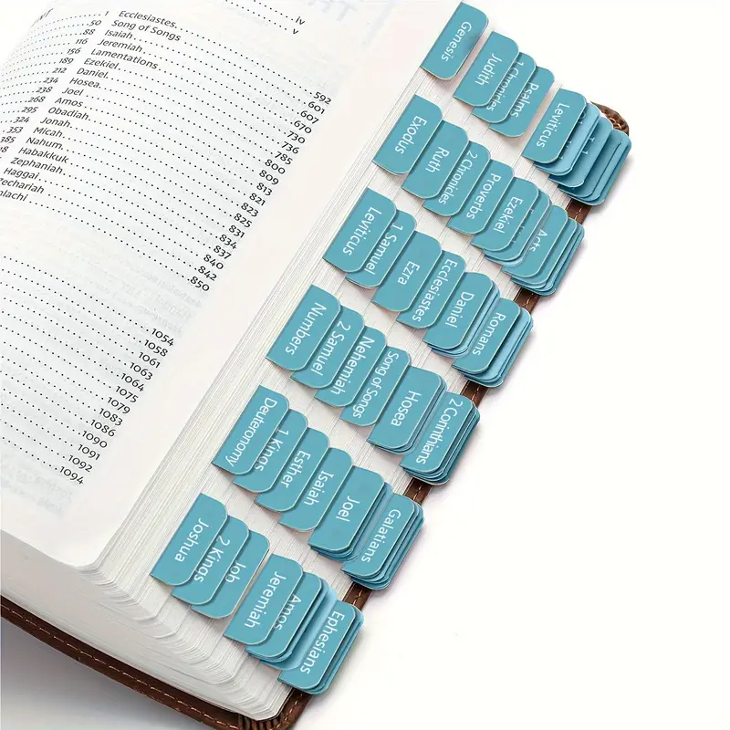 Tabs, Tabs Old And New Testament, Larger Laminated Tabs, Journaling  Supplies, Index Label Stickers For Women And Men,study , Index Tabs, Book  Tabs - Temu