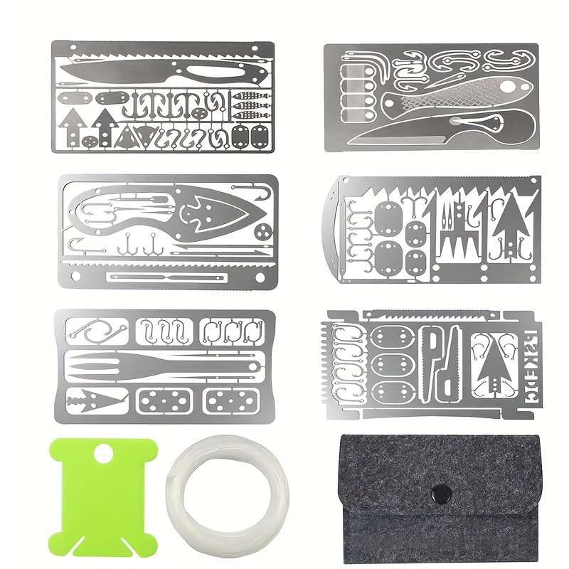 Ultimate Outdoor Fishing Tool Card Multipurpose Credit Card - Temu