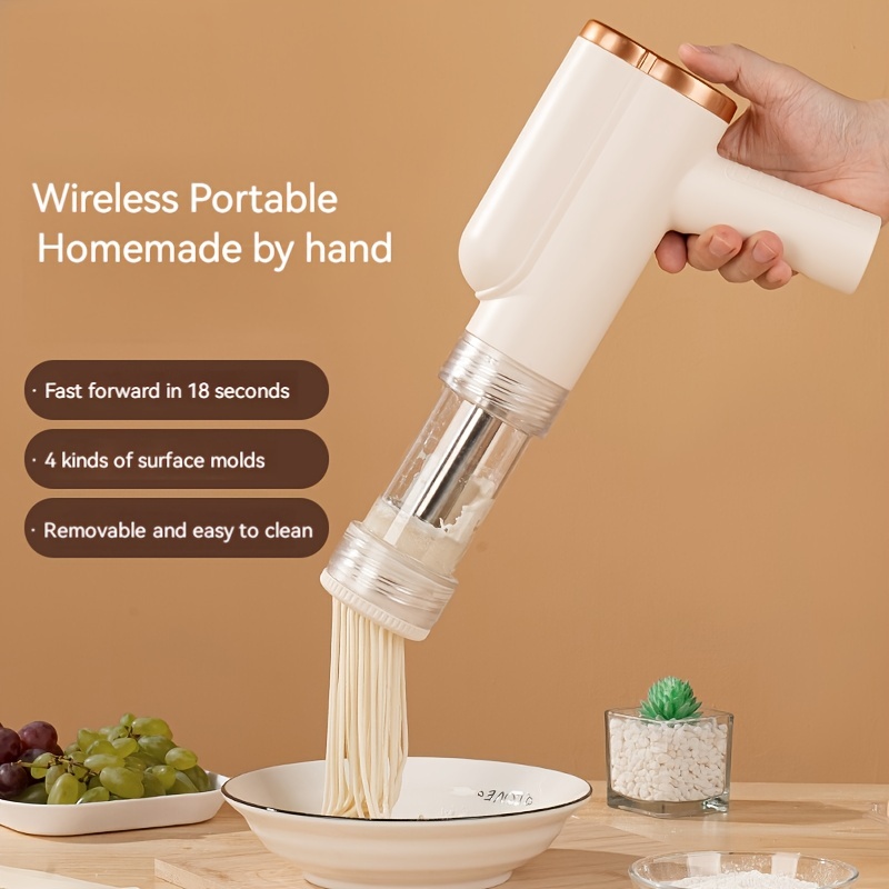 Electric Noodle Maker Portable Automatic Pasta Maker Cordless Household  Handheld