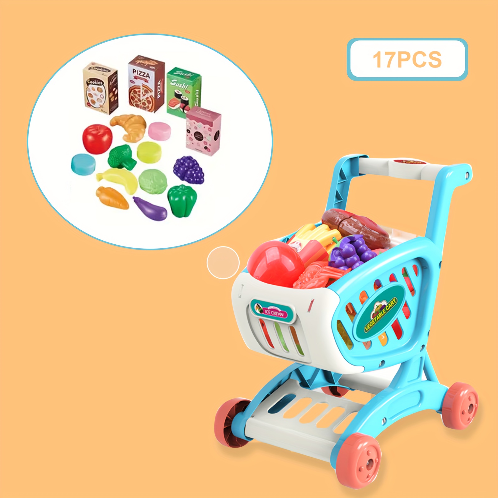 Mini Carrito Compras 1 Pieza Carrito Supermercado Huevos - Temu