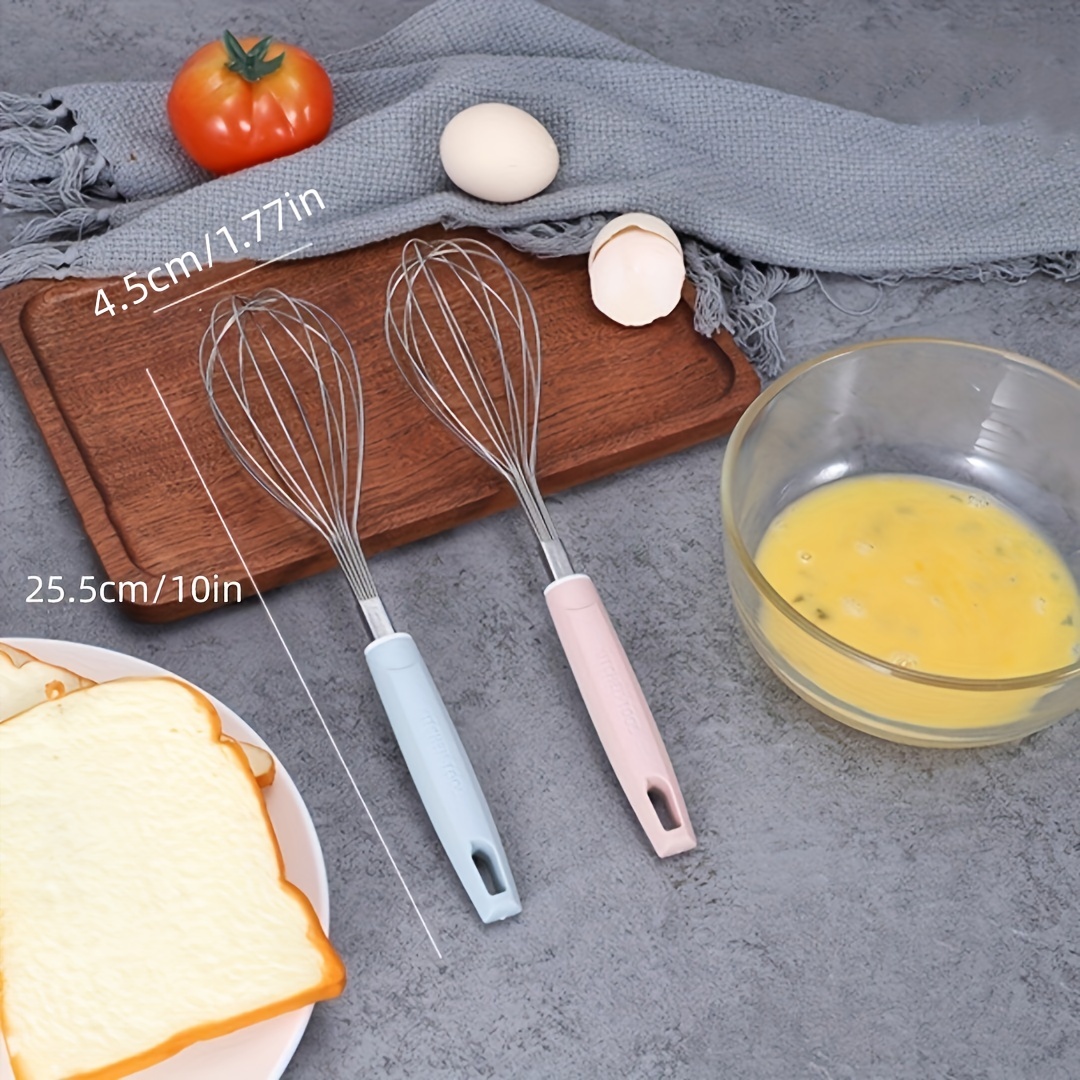 Mini Whisk Stainless Steel Egg Beater With Ceramic Handle - Temu