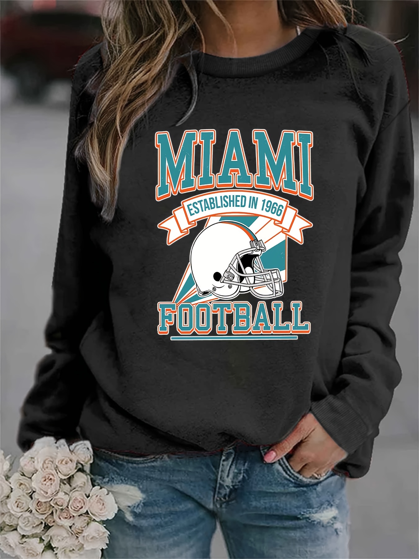 Miami Dolphins Football Long Sleeves