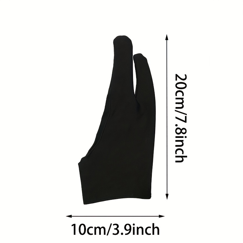 Anti-touch Two-Finger Hand Painting Gloves For Tablet Digital Board Screen  Touch Drawing Anti-fouling Oil Painting Art S